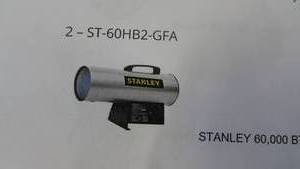 lot 36 image: Stanley 60,000 BTU LP Forced Air Heater