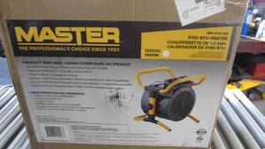 lot 46 image: Master 5100 BTU Electric Heater 120V