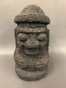 lot 42 image: Volcanic Stone Dol Hareubang Statue Sculpture 5.5
