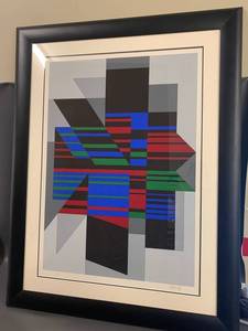 lot 46 image: Victor Vasarely Attika - #230300 Pencil Signed Serigraph