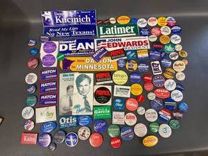 lot 6B image: Vintage Political Button Lot
