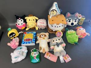 lot 71B image: Rilakkuma and Character Plush Toy Lot NEW