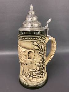 lot 92B image: Vintage German Ceramic Beer Stein