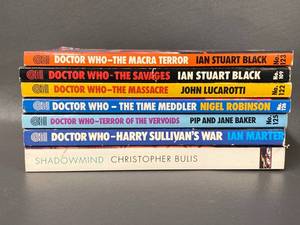 lot 22J image: Doctor Who Target Books Collection - 7 Novels
