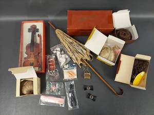 lot 32J image: Vintage Doll Accessories & Miniatures Lot Collection