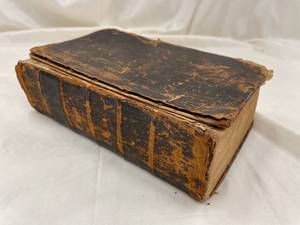 lot 7E image: 1829 New Testament Bible American Bible Society - As Is