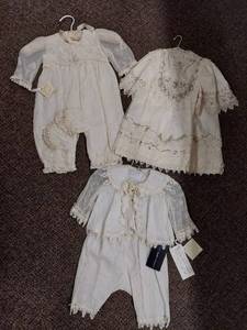 lot 18E image: Lot Vintage Daytons Baby Christening Gowns
