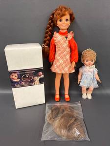 lot 66E image: Vintage Doll Collection with Original Box
