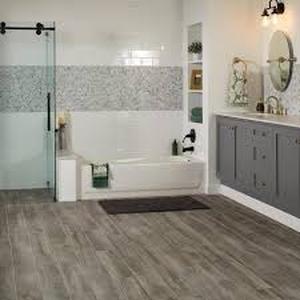 17 Boxes of Lifeproof Shadow Wood 6 in. x 24 in. Porcelain Floor and Wall Tile (14.55 sq. ft.case)   Customer Returns See Pictures