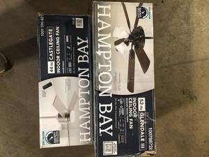 Lot of Assorted Lighting Ceiling Fans Various Models and Conditions   Customer Returns See Pictures