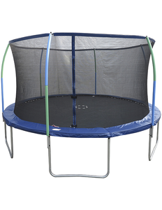 lot 83 image: 12 Round Trampoline with Enclosure