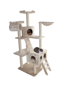 lot 54 image: Majestic Pet 73 Bungalow Cat Tree