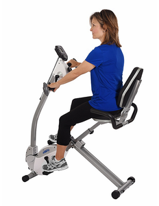 lot 74 image: Stamina Recumbent Exercise Bike with Upper Body Exerciser