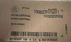 L. 8x12oz Breakfast Sausage Patties-Good N Gather