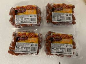 C. 4x 12oz Cheddar Cheese Cocktail Smokies-Sheboygan Sausage Company