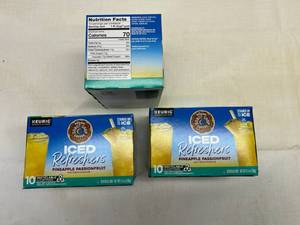 MM. 3x 10  K- Cups Iced Refreshers-Pineapple Passion Fruit