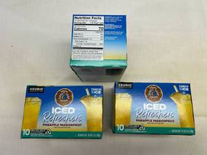 MM. 3x 10  K- Cups Iced Refreshers-Pineapple Passion Fruit