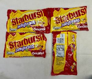 KK. 4x 14oz Starburst Jelly Beans