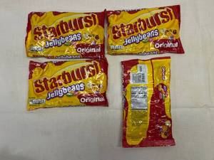 KK. 4x 14oz Starburst Jelly Beans