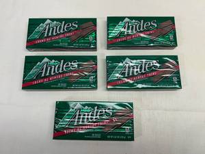 KK. 5x 4.67oz Andes Cr�me De Menthe Thins