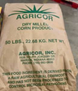 50lbs Dry Milled Corn-Coarse Meal