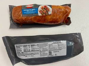 BB. 2x 1.32lb Hormel Pork Loin Fillet-Mesquite BBQ