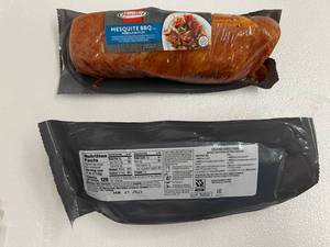 BB. 2x 1.32lb Hormel Pork Loin Fillet-Mesquite BBQ