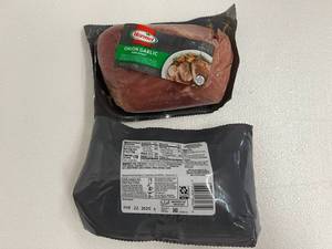 BB. 2x 1.5lb Hormel Pork Roast-Onion Garlic
