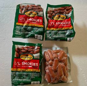 CC. 4x 14oz Eckrich Lil Smokies