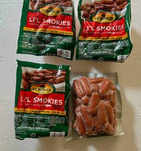 CC. 4x 14oz Eckrich Lil Smokies