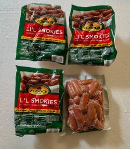 CC. 4x 14oz Eckrich Lil Smokies