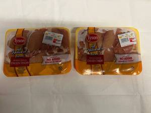 C. 10lbs Boneless Skinless Chicken Thighs