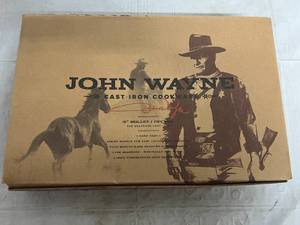 John Wayne 10 Cast Iron SkilletFry Pan