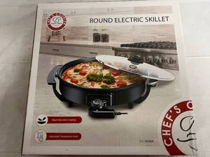 Chefs Counter Round Electric Skillet