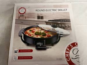 Chefs Counter Round Electric Skillet