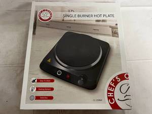 Chefs Counter Single Burner Hot Plate