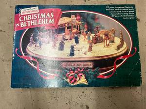 Christ in Bethlehem Figurine Display