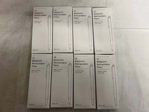 8 x 12 Packs Ballpoint Retractable Pens - Red