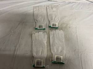 10 Cut Resistant White Gloves