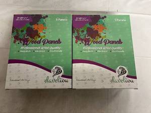 2 x 4 Packs of Daveliou Stretched Canvas - 8 x 10