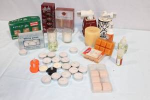 lot 7 image: Assorted Home Fragrance Collection with Candle Warmers and Scented Items
