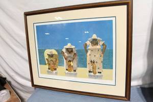 lot 76 image: Framed Limited Edition Signed Print by Artist