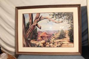 lot A-77 image: Limited Edition Vikki Reed Framed Artwork Long Walk 31500