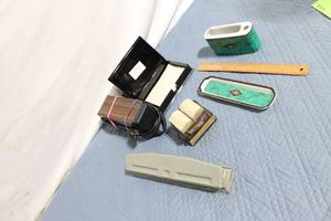 lot 159 image: Vintage Office Supply Collection Including Stapler and Inkwell Sets