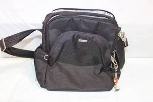 lot 191 image: Travelon Anti-Theft Crossbody Bag with Beaded Accessory