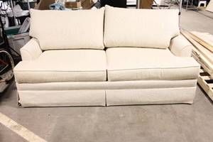 lot 228 image: Beige Sofa Sleeper with Removable Cushions