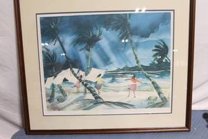 lot 231 image: Framed Limited Edition Art Print by Boren