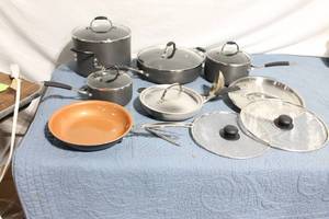 lot 252 image: Calphalon Cookware Set with Assorted Pans and Lids
