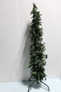 lot 295 image: 4ft Artificial Slim Christmas Tree with Stand