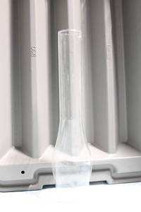 lot 318 image: Clear Glass Lamp Chimney 14-Inch